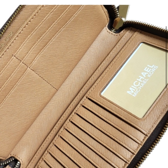 Michael Kors Studded Travel Continental Wallet - Picture 8 of 14